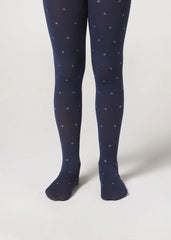 Girls Opaque Tights with Glitter