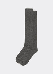 Long Wool and Cashmere Socks