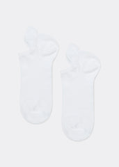 Unisex Cotton No-Show Socks with Back Tongue