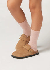 Girls’ Cashmere and Glitter Socks
