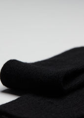 Men’s Ribbed Wool and Cashmere Long Socks